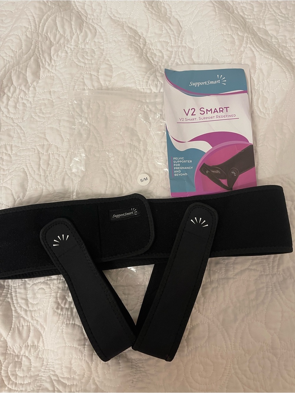 SupportSmart V2 Smart Pelvic Support Belt in Black